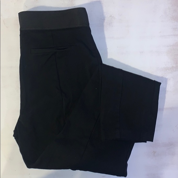 Black Stretch-Waist Work Pant - Picture 1 of 3